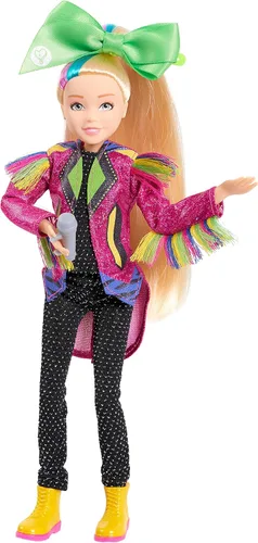 Miniatura 3 de Muñeca cantante JoJo Siwa de 10 pulgadas, canta la canción de éxito titulada "Non-Stop", chaqueta rosa con flecos arcoíris, juguetes para niños de 6