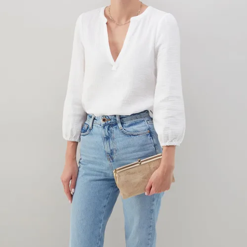 Miniatura 18 de HOBO Cartera de mano de cuero Lauren para mujer