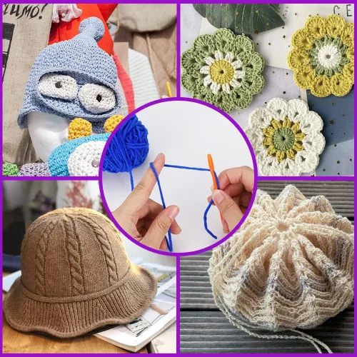 Miniatura 3 de iFergoo - 100 agujas de coser de plástico, 50 agujas coloridas para manualidades de ojos grandes de 3.5 pulgadas y 50 agujas de aprendizaje