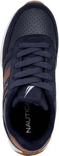 Miniatura 5 de Nautica Zapatos deportivos de moda Oxford cómodos con cordones para niños y niñas (niños grandes, niños pequeños, niños pequeños)