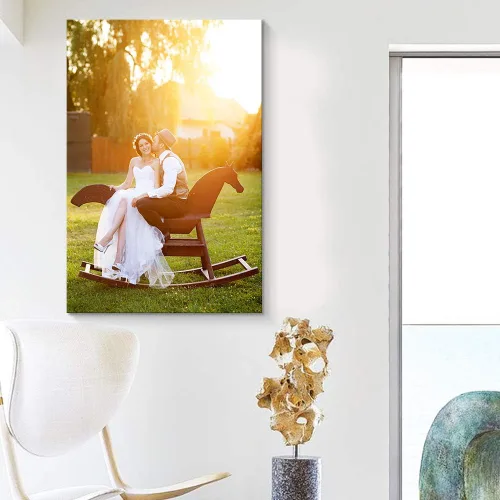 Miniatura 3 de NWT Impresiones en lienzo personalizadas con tus fotos para bodas, cuadros de lienzo personalizados para pared para imprimir enmarcados, 36 x 24