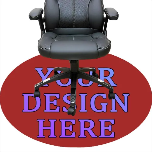 Miniatura 86 de Tapete redondo personalizado para silla de escritorio de oficina, diseño de tu propio logotipo de foto, texto, alfombrillas circulares