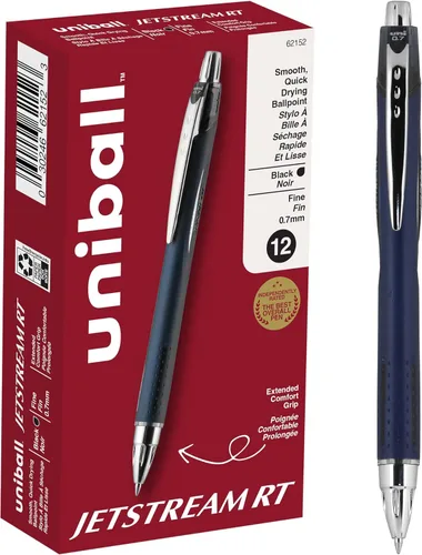 Miniatura 10 de Uniball 70879 Uni-Ball Jetstream Punta Fina 0.7 Mm Paquete de 3, Surtido