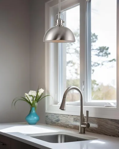 Miniatura 5 de Kira Home Belle - Lámpara colgante industrial contemporánea de 9 pulgadas, longitud ajustable + articulación giratoria de la pantalla, acabado