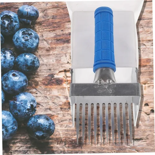 Miniatura 4 de Recogedor de bayas con asa, herramienta ligera de rastrillo de arándanos para una cosecha eficiente de frutas para arándanos, arándanos rojos y más