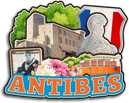 Miniatura 30 de Toulon Provence-Alpes-Cote d'Azur Francia - Imán para nevera Colección de madera 3D Madera hecha a mano recuerdos de la ciudad de viaje, imán
