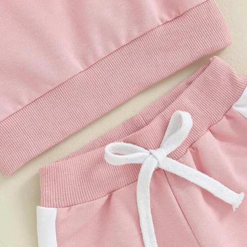 Miniatura 6 de Fernvia Ropa para bebé niña de 3, 6, 9, 12, 18 y 24 meses, conjuntos de sudadera de manga larga + pantalones