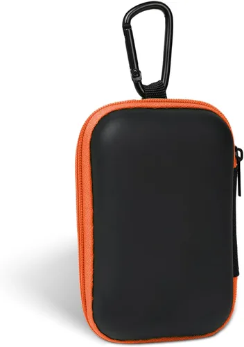 Miniatura 10 de Estuche cuadrado para auriculares, bolsa de almacenamiento portátil de EVA, organizador de accesorios para teléfono celular con mosquetón