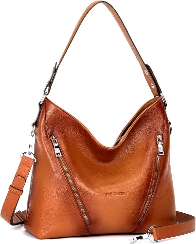Miniatura 2 de BOSTANTEN Bolso de mano de cuero para mujer, bolsos de hombro