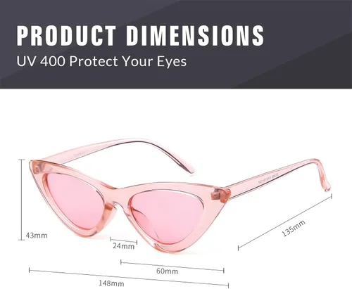 Miniatura 4 de Gifiore - Lentes de sol para mujer, diseño retro vintage