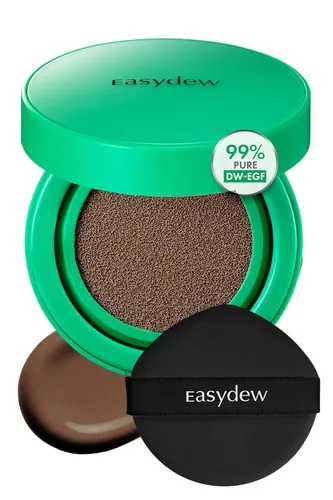 Miniatura 10 de Easydew Mela B Cojín de Ampolla Tonificante – 2 en 1 maquillaje coreano para el cuidado de la piel y la belleza facial – Base de cojín de cobertura