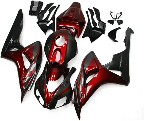 Miniatura 2 de Kit de carenado de inyección rojo y negro apto para Honda CBR1000RR 2006 2007 06 07 CBR 1000RR 2006-2007 CBR 1000 RR ABS Carrocería de carrocería