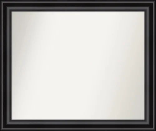 Miniatura 282 de Amanti Art Espejo personalizado, espejo de baño negro puente, espejo de pared o espejo de tocador de baño sobre el fregadero (26 x 26 pulgadas)