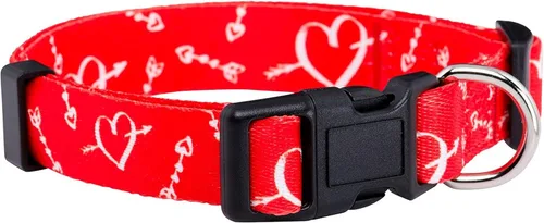 Miniatura 24 de Native Pup Collar de Perro con Bandera Americana - Rojo, Blanco y Azul - Collares Patrióticos para el 4 de Julio, EE.UU. - Ajustable para Perros