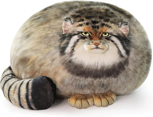 Miniatura 7 de ETAOLINE - Almohada acolchada y rellena de algodón con bonita forma de foca gordita de peluche (tamaño M)