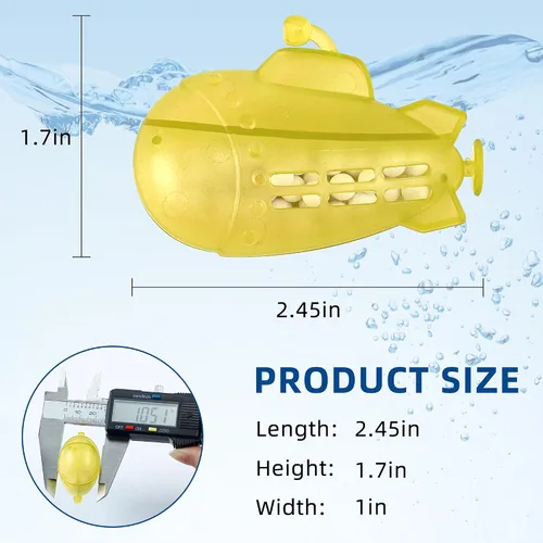 Miniatura 3 de AMI PARTS Humidificador universal limpiador de peces para todos los humidificadores y peceras, purifica el agua, suaviza el agua dura, evita
