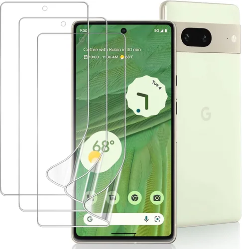Miniatura 7 de Paquete de 3 protectores de pantalla para Google Pixel 6A, película protectora de TPU flexible autorreparable para Google Pixel 6A, película