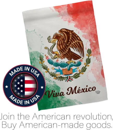 Miniatura 5 de Ornamento Collection Viva México Casa Bandera Pack de Nación Regional Internacional Mundo País Particular Área Decoración Banner Pequeño Jardín