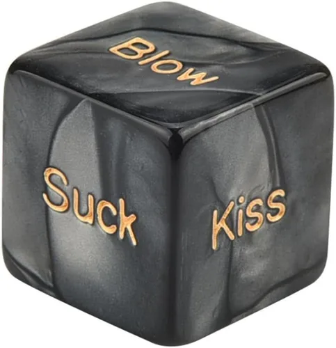 Miniatura 5 de Juego de dados sexuales, 4 piezas de dados sexuales negros para parejas, juego de dados para adultos, juegos de dados sexuales para adultos