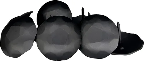 Paquete de 50 clavos de hierro de 1.5 pulgadas, clavos decorativos, color negro, tachuelas de tapicería, Clavos, acento rústico decorativo antiguo