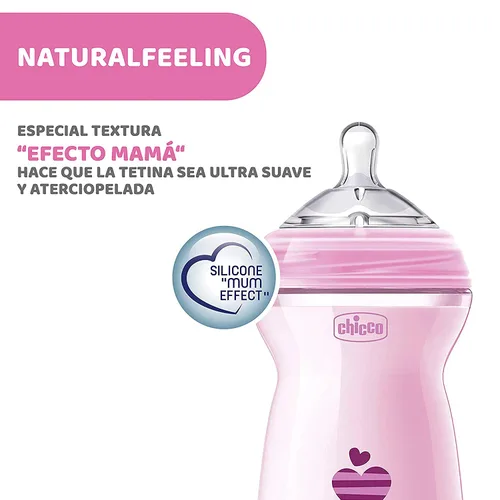 Miniatura 5 de Chicco Natural Feeling 6 Meses + Biberón 11.2 fl oz