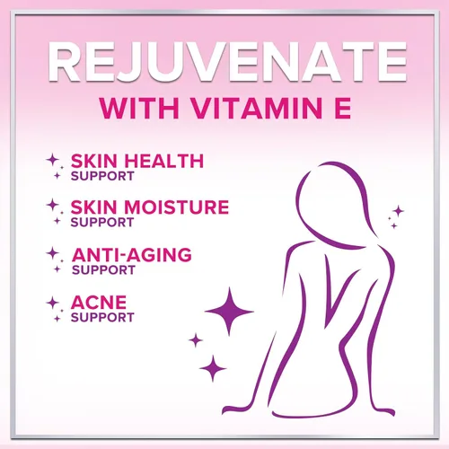 Miniatura 7 de Vitamina E - 180 mg por porción - Potente suplemento de apoyo para el cabello y la piel - Dl-Alpha VitaminE Apoyo a la salud inmune