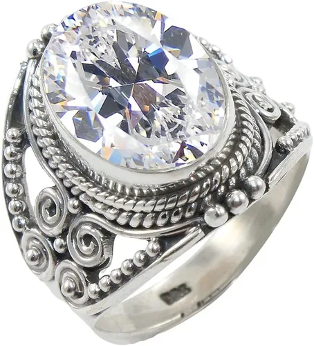 Miniatura 4 de Anillo de Plata Esterlina 925 para Mujeres con Piedra Preciosa Natural, Anillo de Compromiso de Plata Esterlina, Piedra Natal de Junio con Engaste