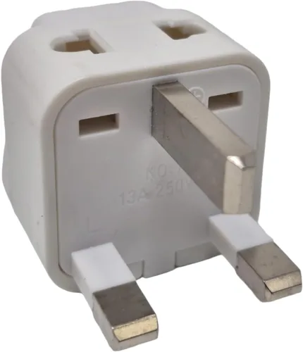Miniatura 19 de Adaptador de enchufe de alimentación universal de 2 entradas, paquete de 3 unidades, tipo B, certificado CE para teléfonos móviles, portátiles