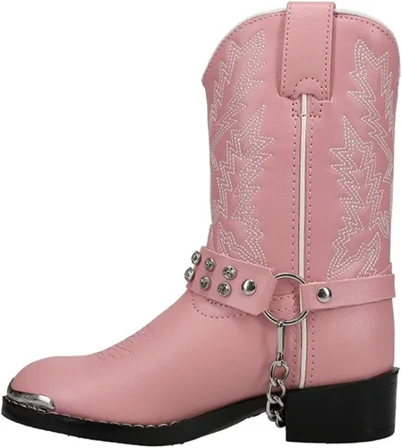 Miniatura 3 de Durango Botas vaqueras Lil' Pink N Chrome para niña