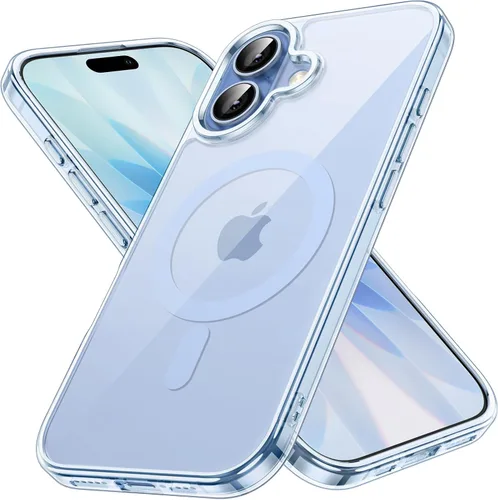 Miniatura 17 de JETech Funda magnética para iPhone 17 de 6.3 pulgadas, compatible con MagSafe, protector de teléfono a prueba de golpes, parte trasera transparente