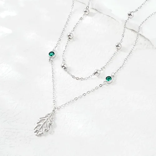 Miniatura 80 de CHIC & ARTSY Tobilleras delicadas de plata de ley S925 para verano, pulsera de tobillo ajustable multicapa para playa, joyería de pie para mujer