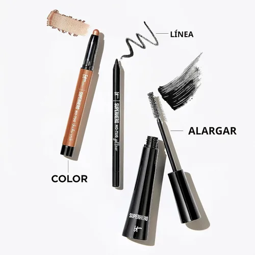 Miniatura 8 de IT Cosmetics Superhero Delineador de ojos en barra resistente al agua de larga duración, mezclable en crema con imprimación incorporada, adecuado