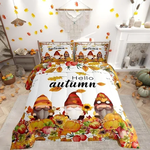 Miniatura 51 de Erosebridal Juego de ropa de cama individual para niñas, juego de edredón de juegos para niños, juego de cama de juegos para niños, color naranja