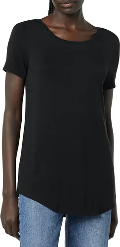 Miniatura 2 de Tienda Essentials Túnica de manga corta con cuello redondo para mujer, paquete de 2