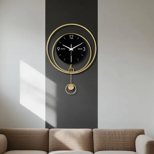 Miniatura 2 de Dankeit 13inch Decorative Wall Clock, Silent Non-Ticking Quality Quartz Battery Operated, Large Wall Clock for Living Room Kitchen Home Bathroom