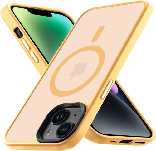 Miniatura 11 de Yriklso Funda para iPhone 13/iPhone14, compatible con MagSafe, a prueba de golpes, magnética 13, protección contra caídas de grado militar, funda