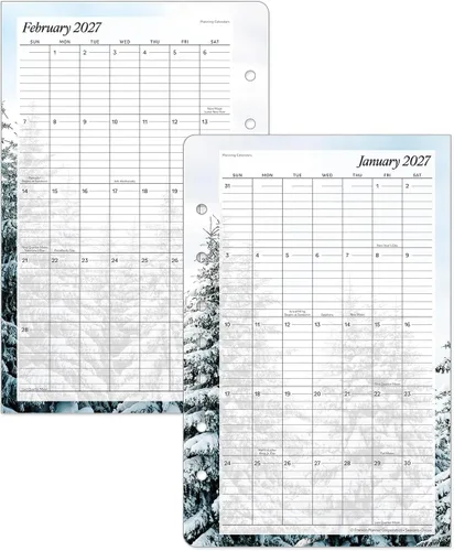 Miniatura 6 de FranklinCovey - Recambio de planificador de temporadas Una página por día encuadernado en anillo (clásico, enero 2026 - diciembre 2026)