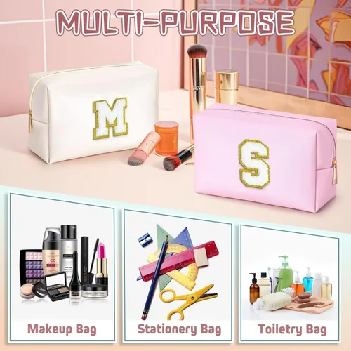 Miniatura 5 de TOPEAST - Bolso de maquillaje para mujer, Negro -, A