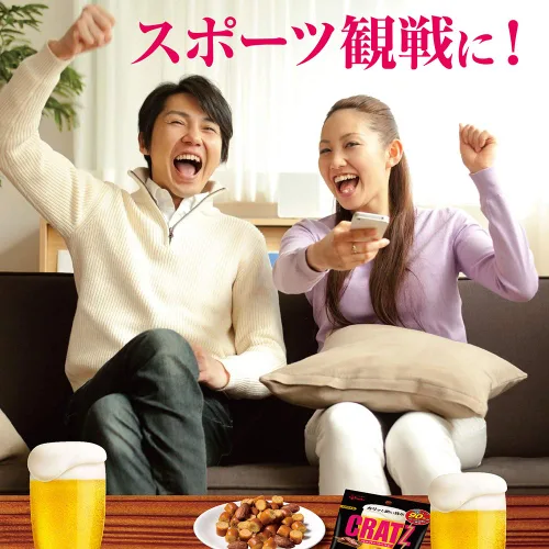 Miniatura 7 de Ezaki Glico Kurattsu pimiento tocino 1.48 oz ~ 10 piezas