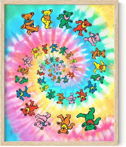 Miniatura 60 de HAUS AND HUES Póster de hongos trippy – Indie for Room Aesthetic Trippy Hippie Y2K, arte de hongos, imágenes indie, decoración de pared