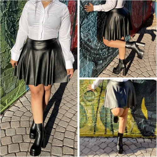 Miniatura 2 de SIFINELAR Botas de tobillo con plataforma para mujer tacón alto tacón grueso punta cuadrada botas cortas con cremallera lateral