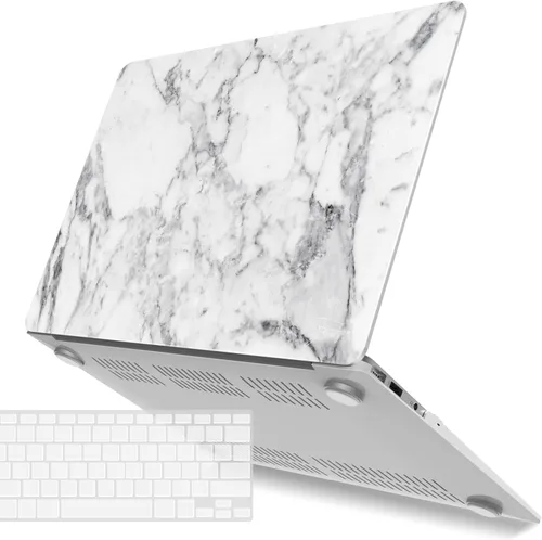 Miniatura 39 de IBENZER - Funda para MacBook Air de 13 pulgadas A1466 A1369, funda de carcasa dura con cubierta de teclado para Apple Mac Air 13 versión antigua