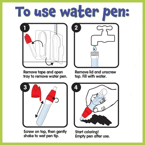 Miniatura 7 de Libro de actividades de arte con agua - Vida marina