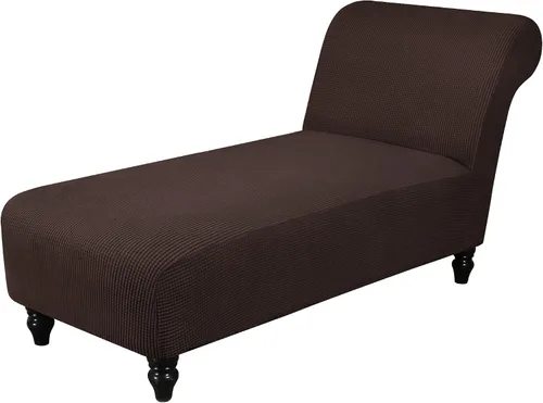 Miniatura 19 de Funda elástica para tumbona, funda para silla sin brazos para sala de estar y dormitorio, tela jacquard suave, lavable a máquina para protector