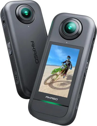 Miniatura 12 de AKASO 360 Cámara de acción resistente al clima de 360° - Video 360 de 5.7K con sensores de 1/2 pulgada de 48 MP, foto 360 de 72 MP, 360-SuperSmooth