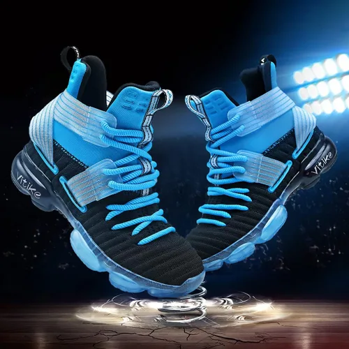 Miniatura 7 de JMFCHI FASHION - Zapatos de baloncesto para niños, tenis de alta calidad para deportes al aire libre, Zapatos antideslizantes para niños pequeños
