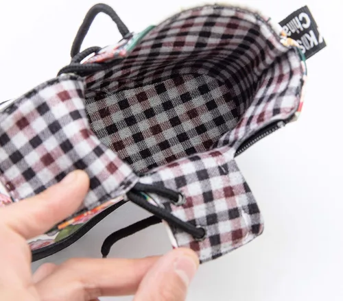 Miniatura 7 de Komfyea - Botas para niños con diseño de estampado de flores, con agujetas (Niños pequeños)