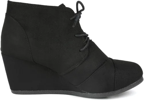Miniatura 3 de DREAM PAIRS - Botines de tacón bajo con cordones para mujer de uso casual