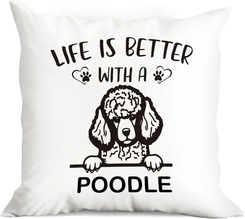 Miniatura 7 de huester Pitbull - Regalos para perros para decoración de habitación de mujeres, fundas de almohada de 18 x 18 pulgadas, Life is Better with a