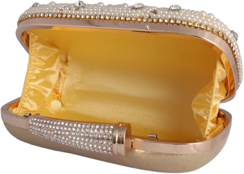 Miniatura 4 de Adoptfade - Bolso de cena vintage con cuentas para mujer